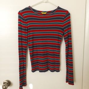 Prince and Fox striped long sleeve shirt